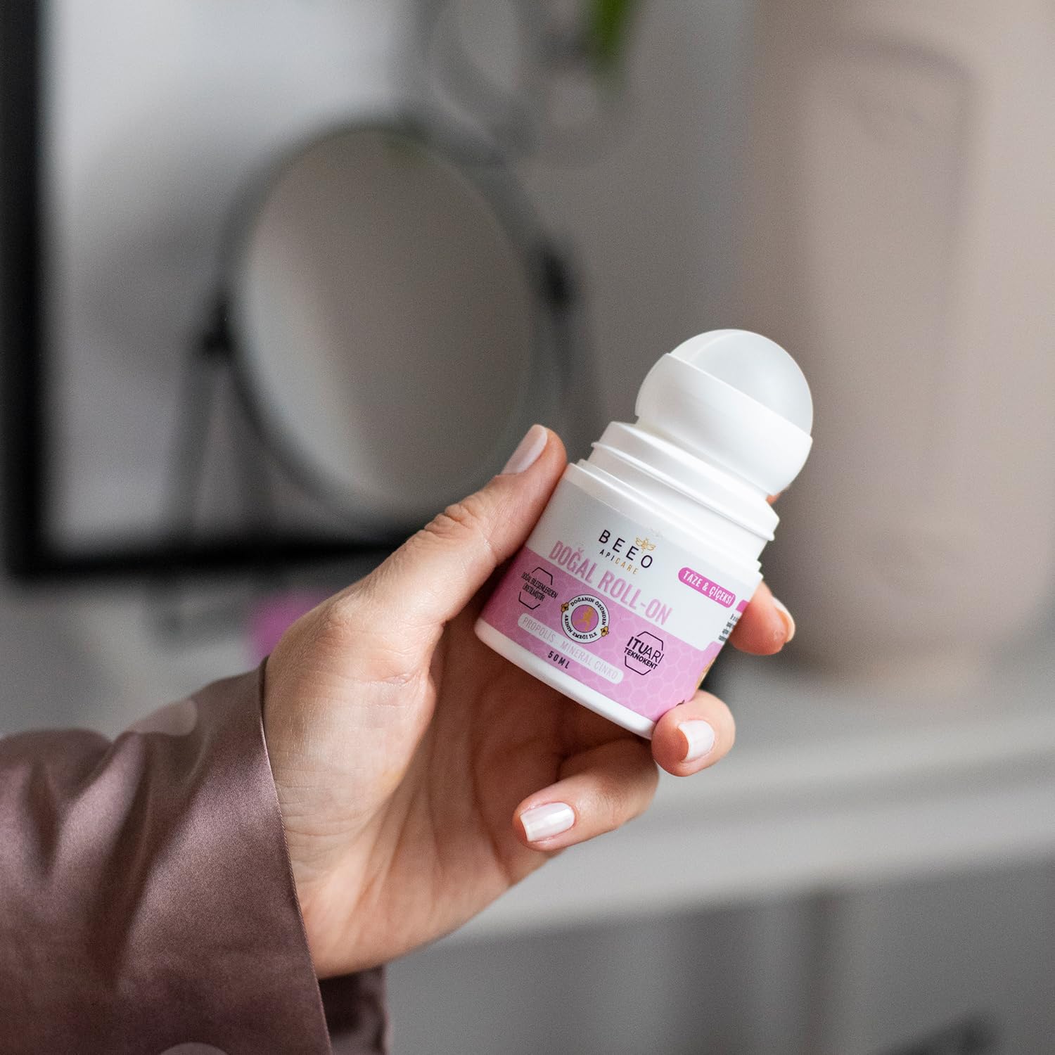 Bee'o ApiCare Propolisli Roll-On Deo Kadın, 50 ml