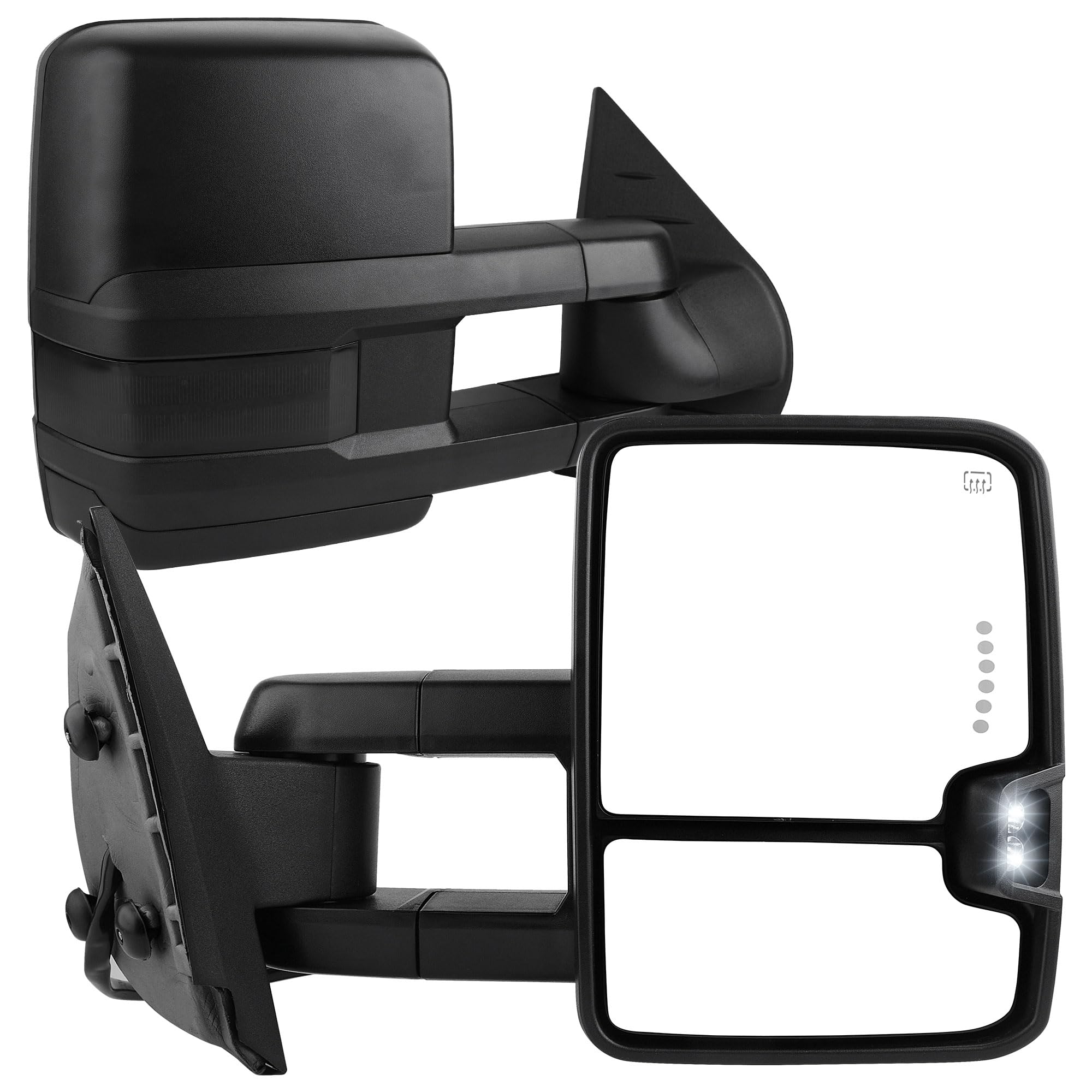 AUTOSAVER88 Towing Mirrors for 2007-2013 Chevy Silverado GMC Sierra Tahoe