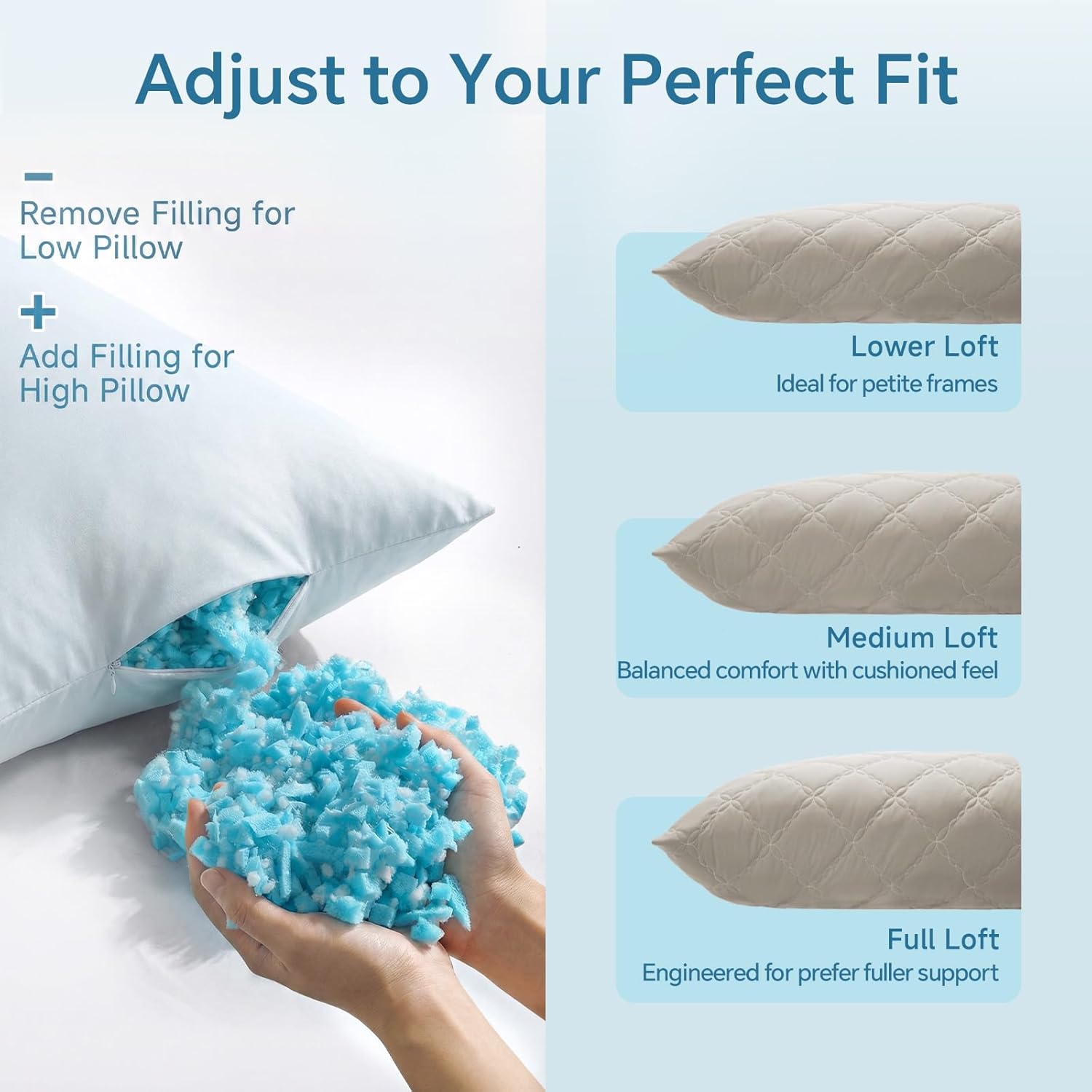 BEDELITE Cooling Body Pillow for Adults, Creative Ultra Soft Cool-Touch Quilted Nylon-Spandex Body Pillow Cover, Adjustable Memory Foam Long Pillow for Side Sleepers, Pregnancy & Back Pain(Linen)