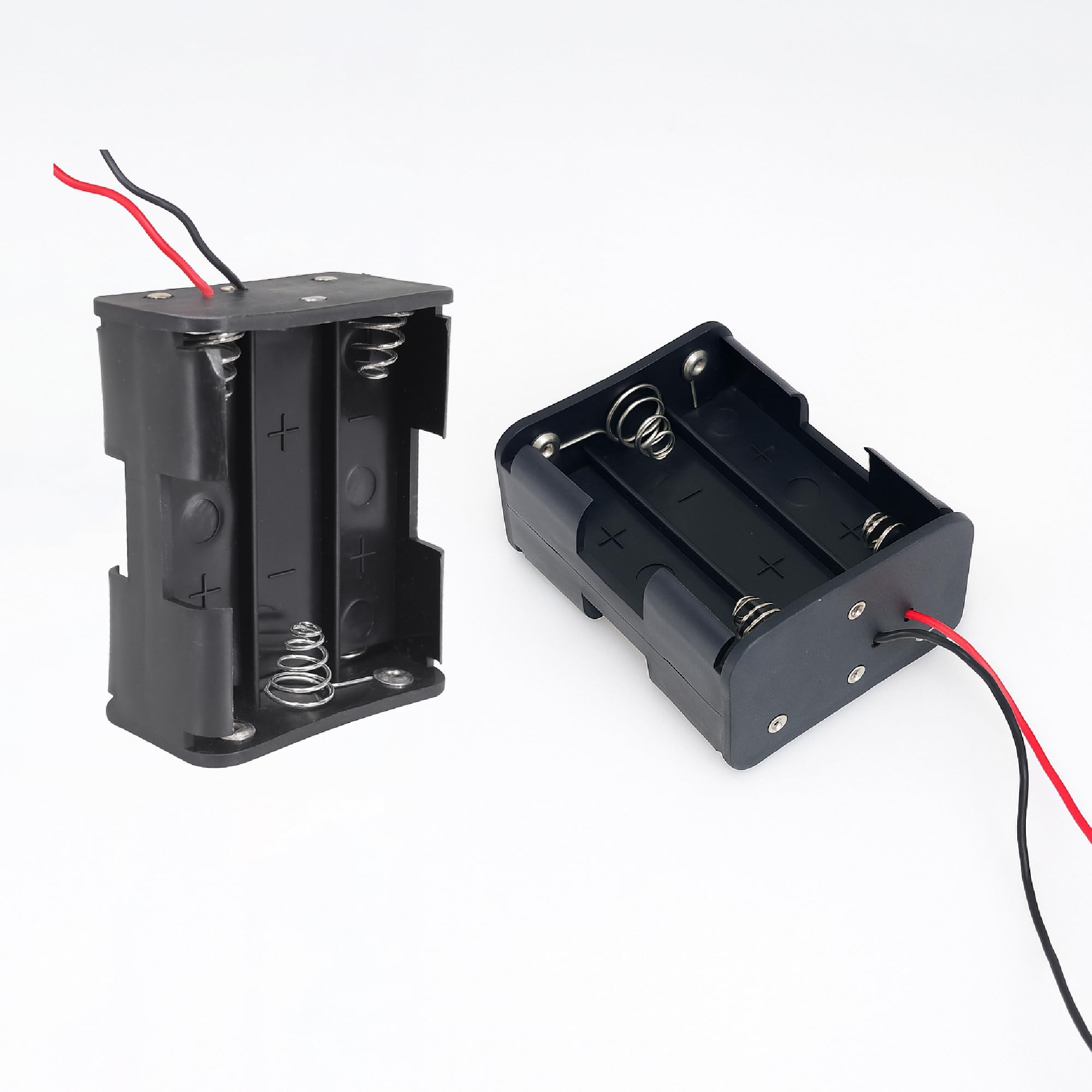 MX AA Battery Holder 6-Slot with Leads – 6 x AA Cell Plastic Battery Case with Red/Black Wires for DIY Electronics, Toys, Hobby Projects, and Prototyping-image-42