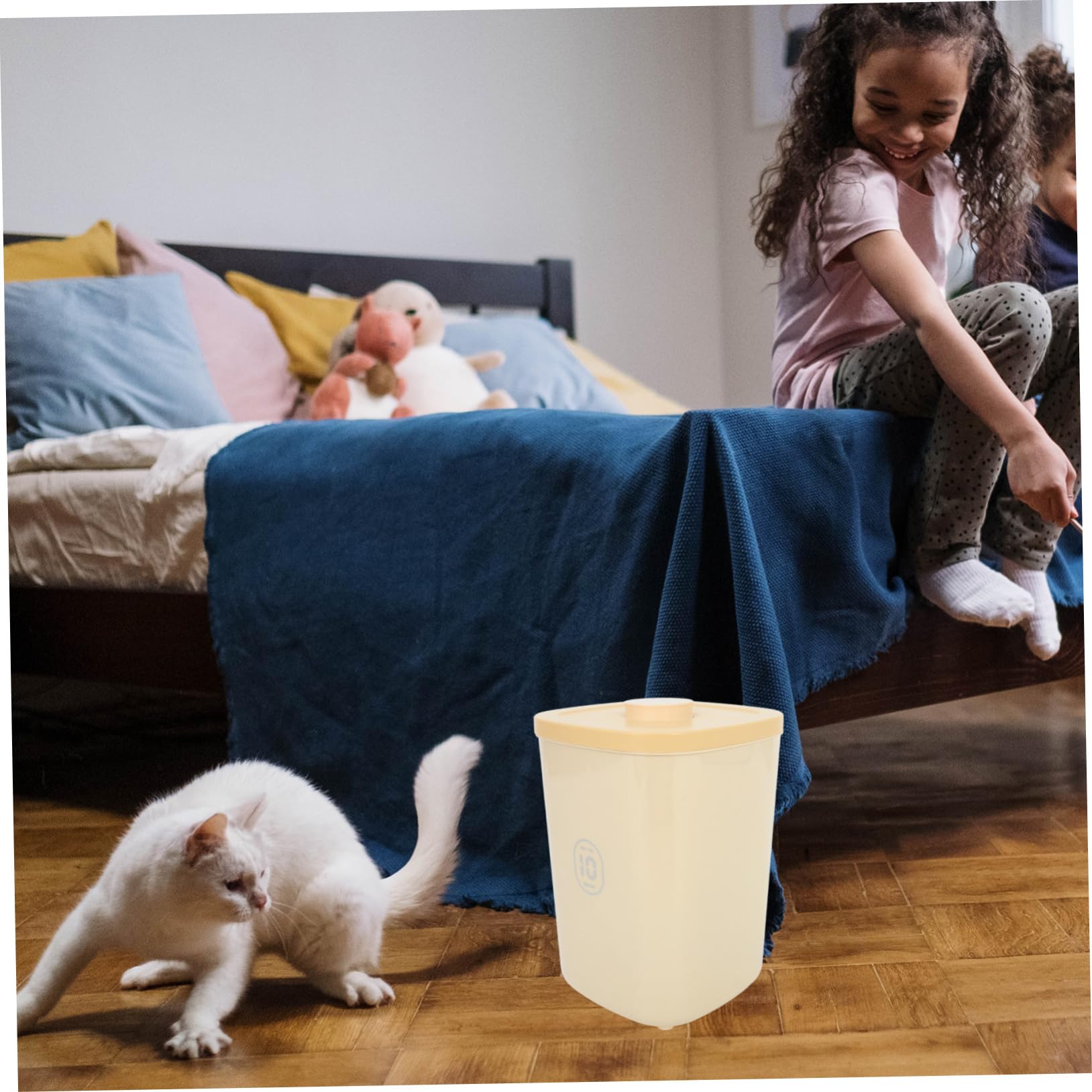 BESPORTBLE Cubo De Almacenamiento De Comida Para Perros y Gatos Sellado Al Vacío Para Granos y