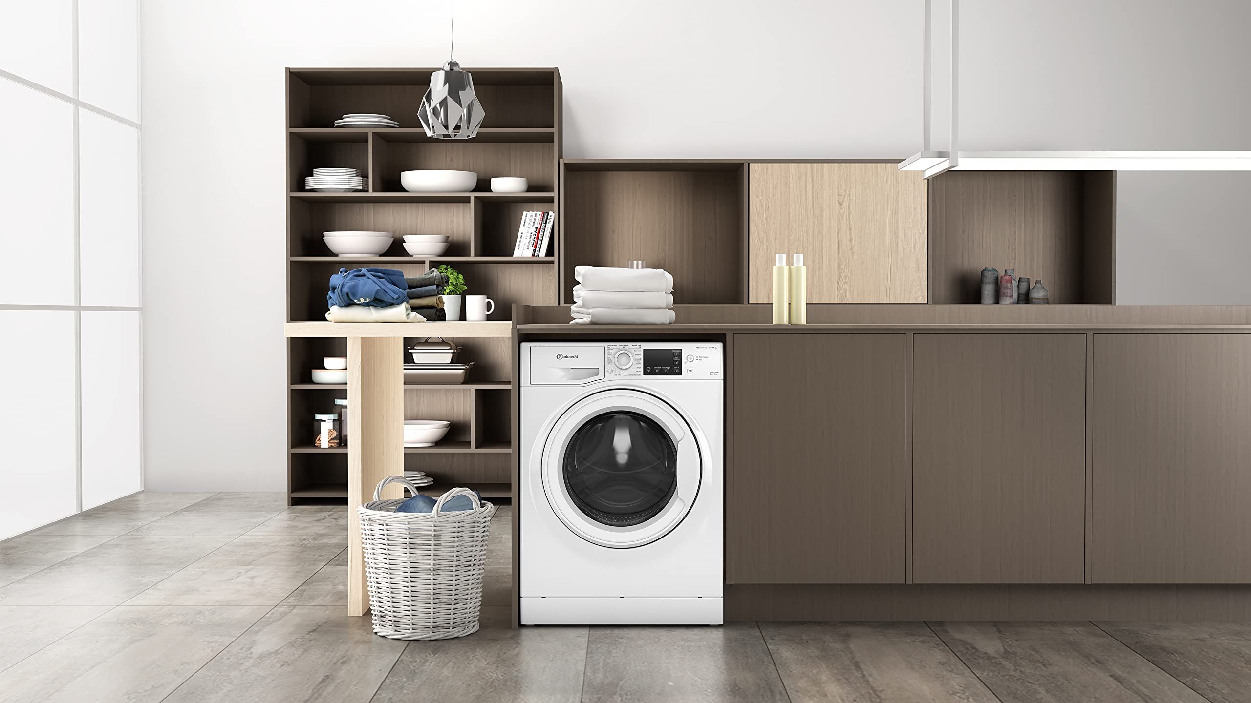 Bauknecht WT Eco Plus 86 43 N Waschtrockner 8/6 kg Active Care Wash & Dry Technologie PRO-Inverter Motor Weiß