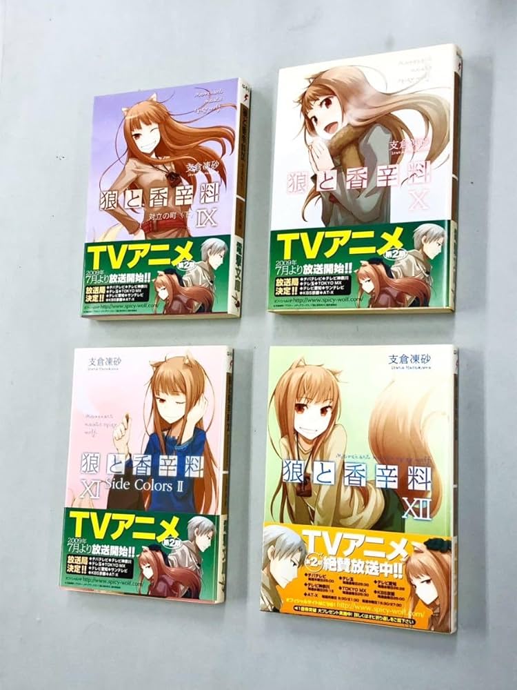 狼と香辛料　ライトノベル　支倉凍砂　1巻～17巻　全巻セット＋おまけ付き Amazon.co.jp: 狼と香辛料 1巻-17巻セット (電撃文庫) : 支倉 凍