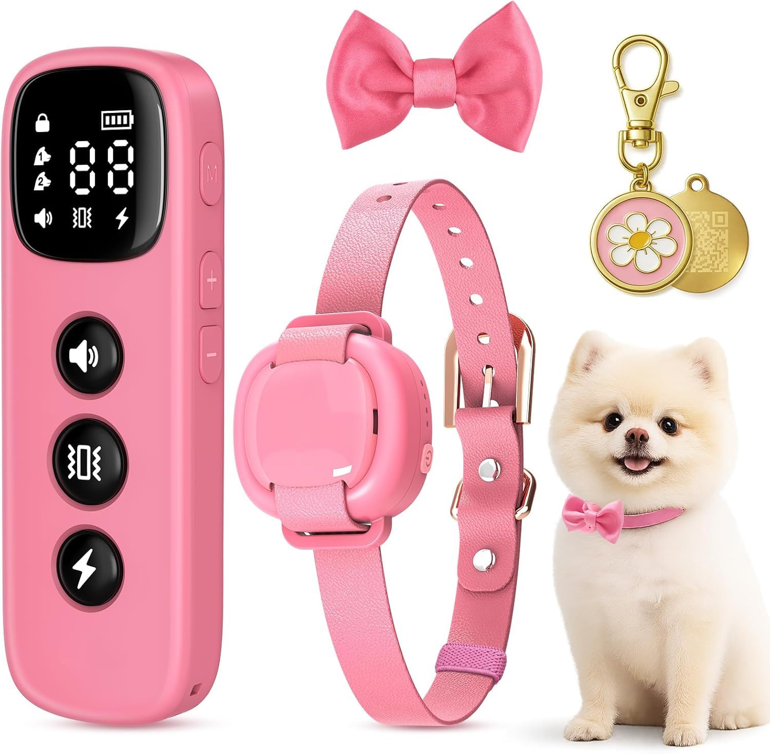2-in-1 Pet ID Tag & Shock Collar