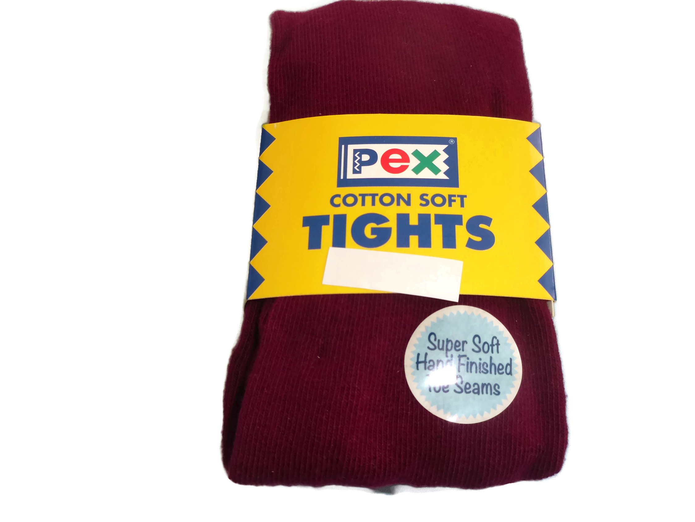 Pex Cotton Soft Tights Colour Wine (7-9yrs, Wine)