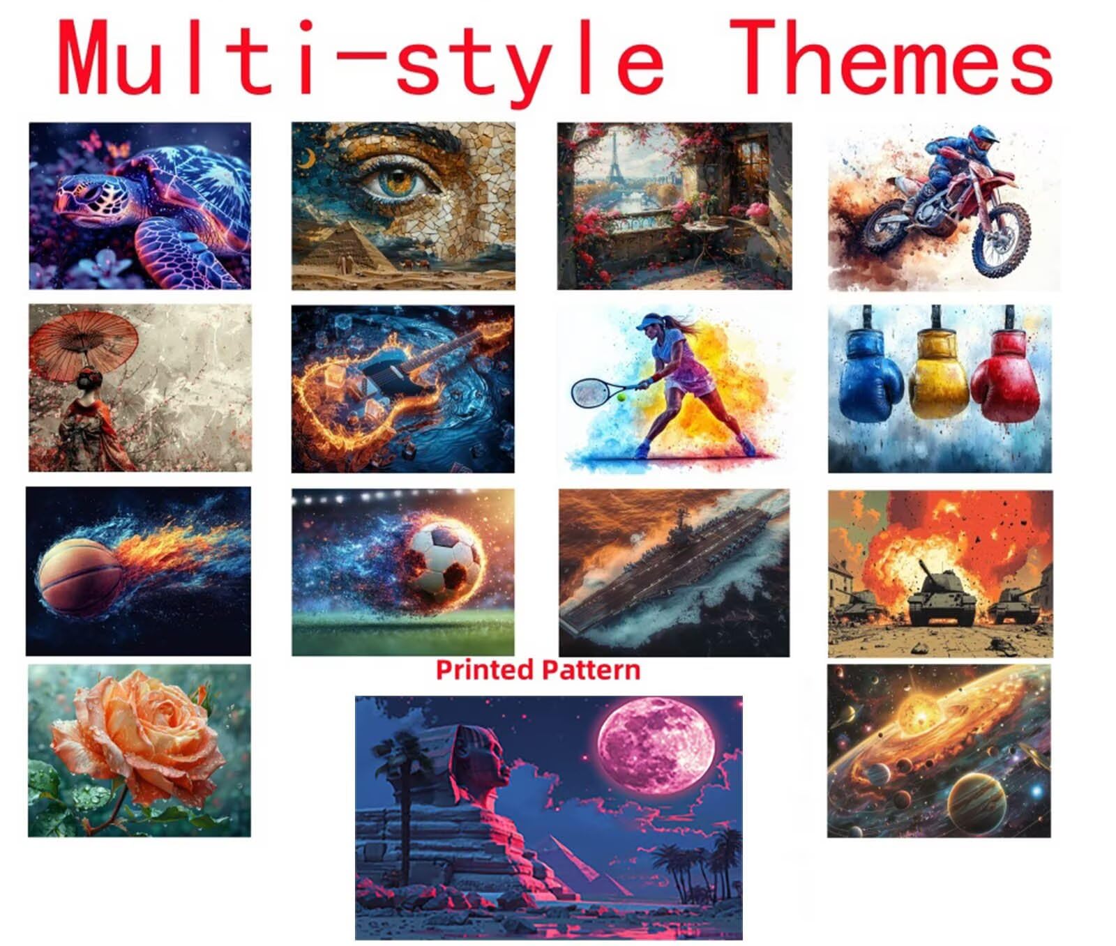 Puzzle 2000 sztuk Piramida Puzzle 2000 sztuk Dorośli Księżyc Edukacyjne Drewniane Puzzle dla całej rodziny Stres i Wiosna Puzzle Dekoracja 70 x 100 cm LZPT-04280