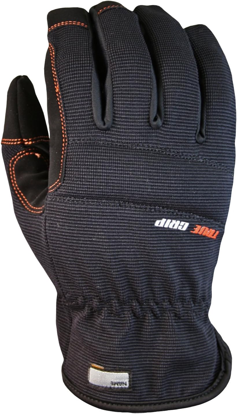 True Grip Large Light Duty Utility Gloves, Black, 9083-23