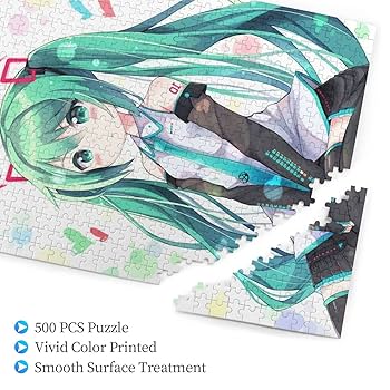Amazon.co.jp: パズル 初音ミク アニメ 500ピース ジグソー 大人