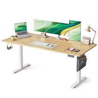 SONGMICS Scrivania Regolabile in Altezza Elettrica, 180 x 80 cm