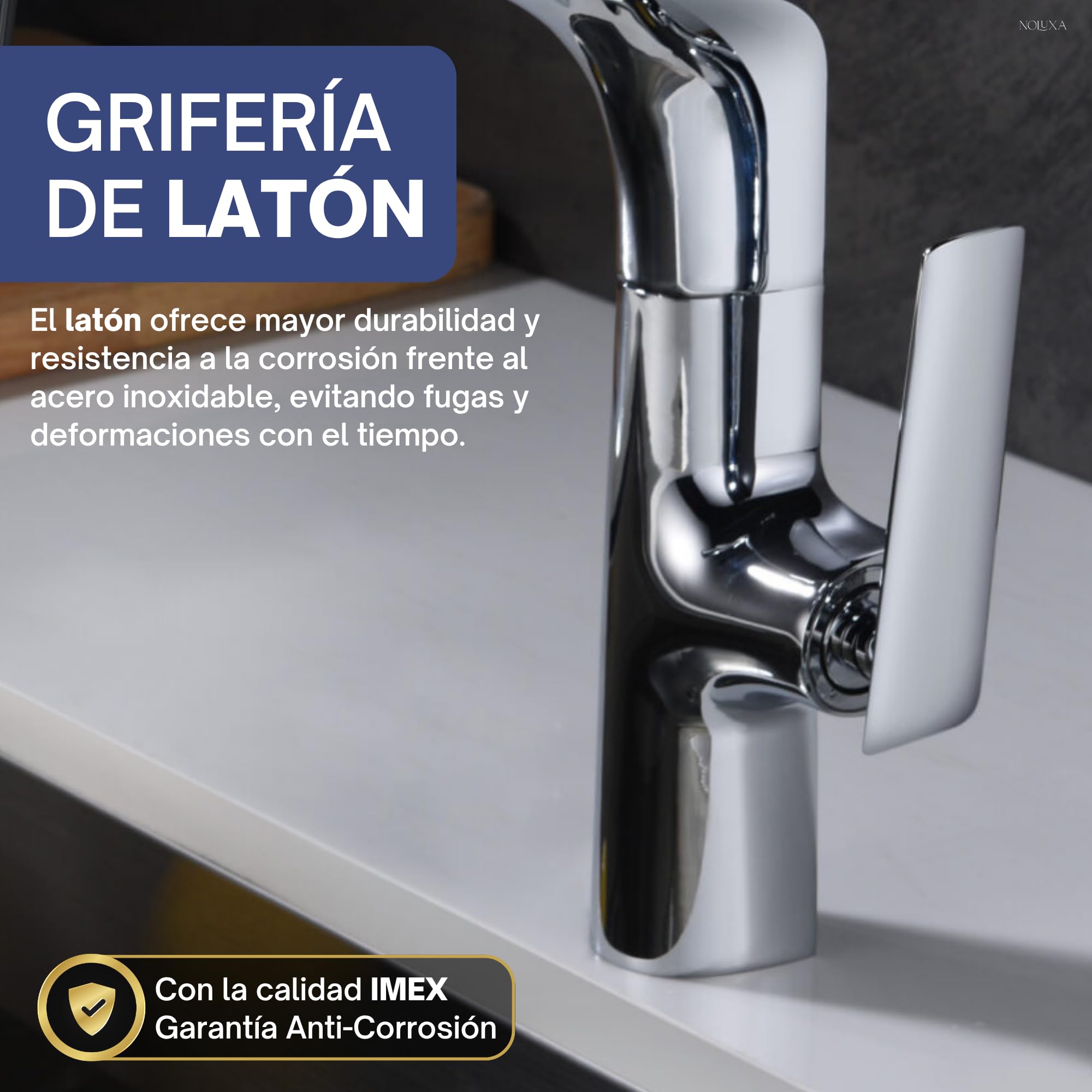 IMEX - Robinet Cuisine Extractible | Robinet Monocommande Évier avec Diffuseur | Robinetterie Cuisine avec Douche Flexible 360º | Robinetterie en Laiton | Série Lanzarote | Couleur Chromé
