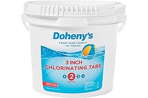Doheny's 3 Chlorine Tabs: Pristine Pool Water, Effortless Maintenance