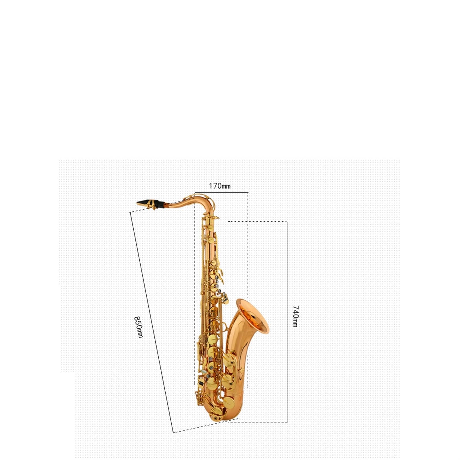 Saxofón Saxofón Tenor Si Bemol Brass Band Toca Profesionalmente El Saxofón De Latón