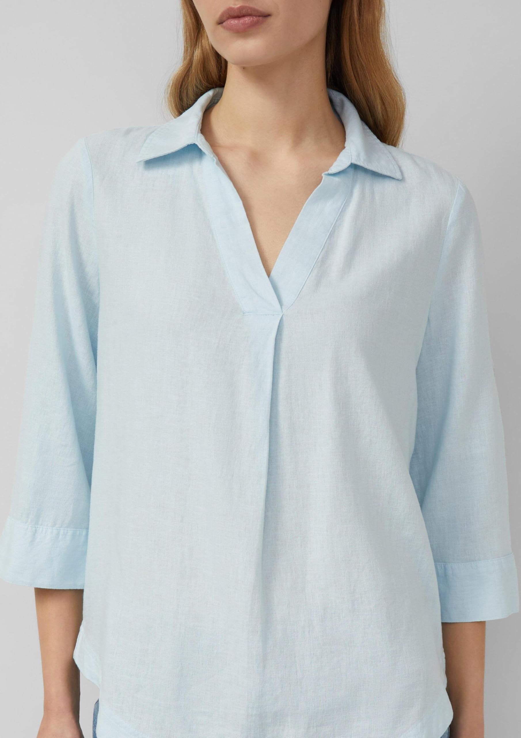 s.Oliver Damen 2178870 Leinen-Mix Bluse 3/4 Arm (1er Pack)