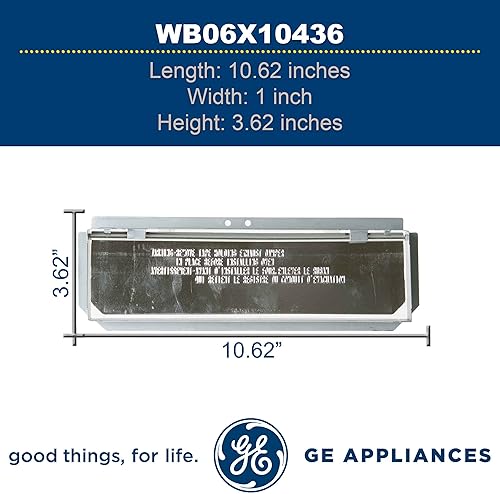 Miniatura 4 de GE WB06X10436 Amortiguador de ventilación OEM genuino para microondas GE