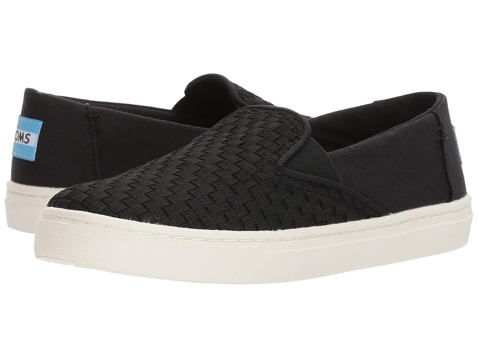 

TOMS Kids Luca (Little Kid/Big Kid) (Black Basket Weave) Kid's Shoes