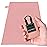 Odoland Beach Blanket Picnic Blanket, 43.3 x 27.5 SandProof Waterproof Outdoor Pocket Blanket with Portable Bag, Foldable Lightweight Sand Free Beach Mat for 1 People Hiking, Camping, Travel, Pink