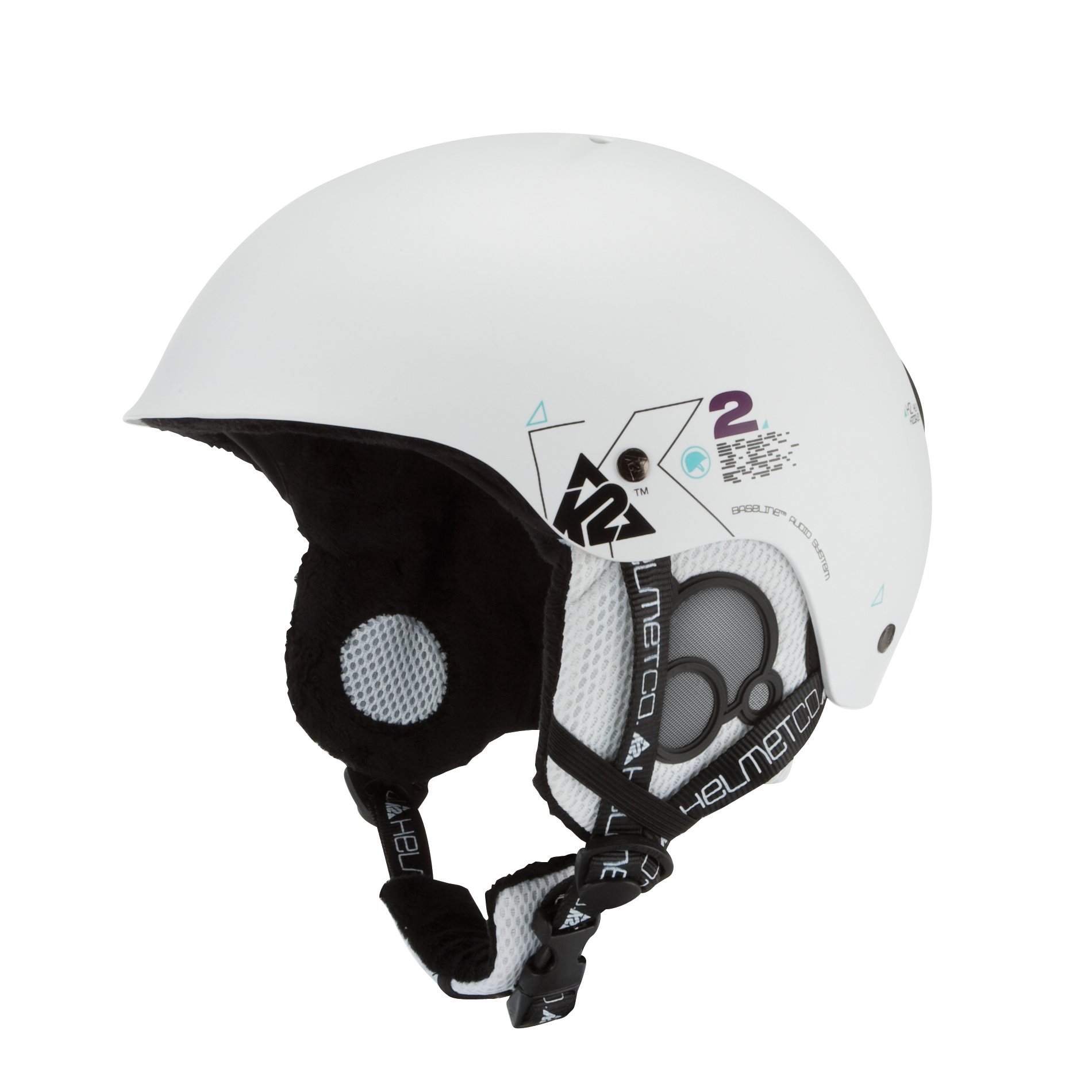 K2 Men's Skiing Helmet, Clutch Pro, White Metallic, M, 1003004.1.3.M Sports & Outdoors