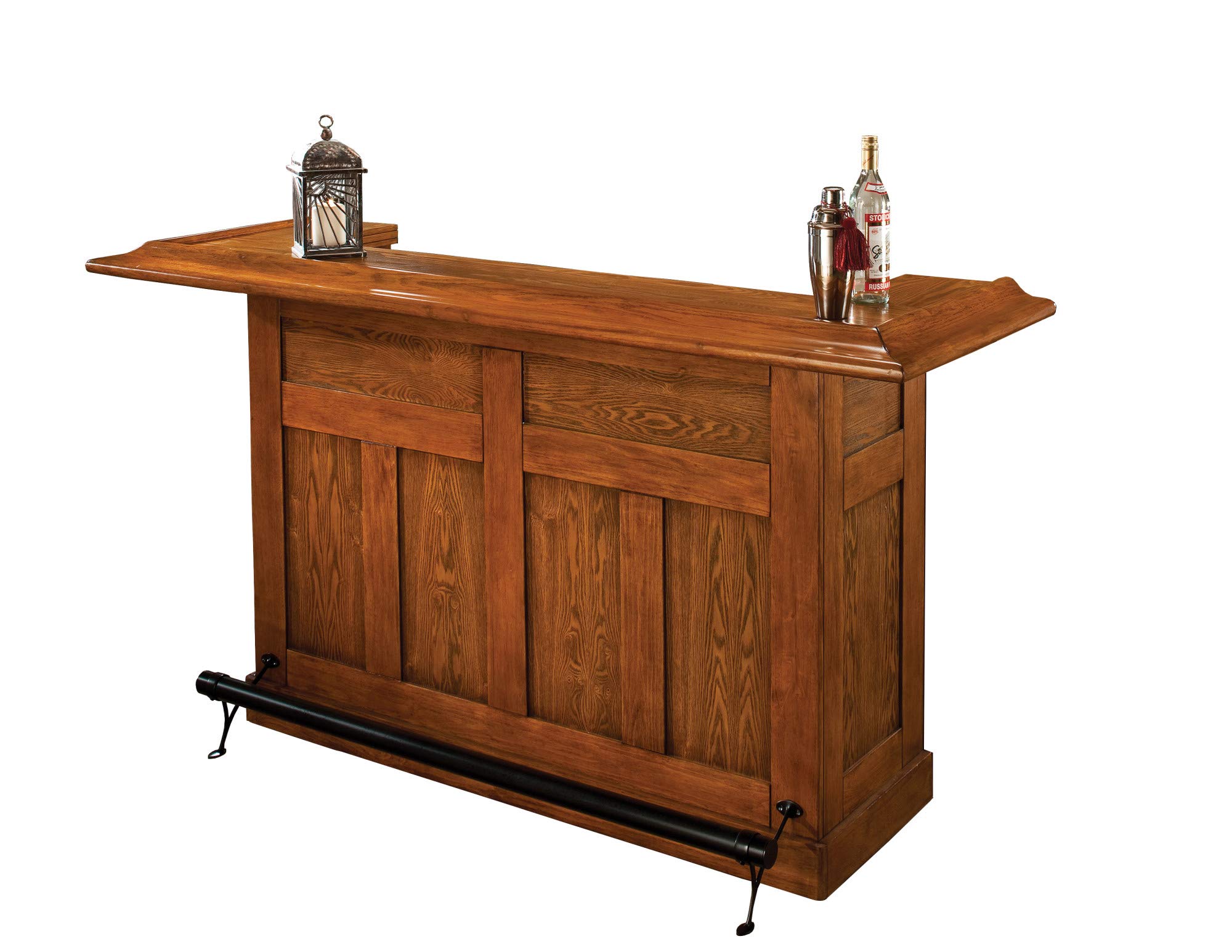 Hillsdale Classic Large Oak Home Bar