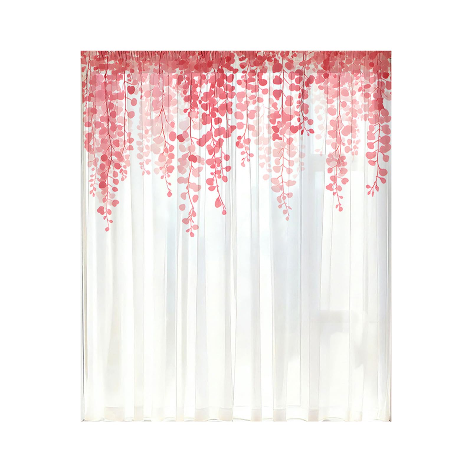 Tsophreniq Any Season Sheer Window Curtain Providing Continuous Natural Light with Enhances Privacy for Home Decoration Living Room Curtains
