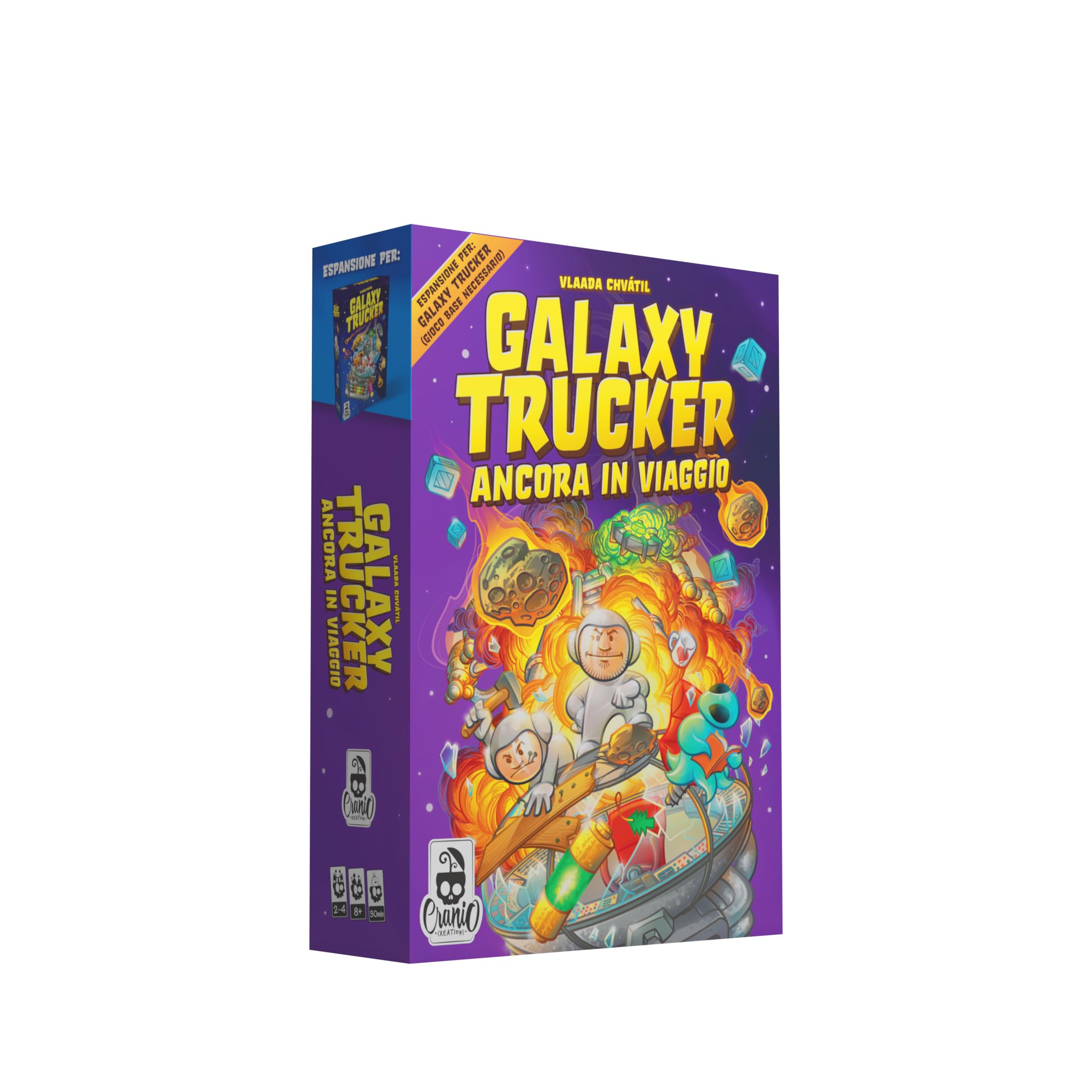 Cranio Creations - Galaxy Trucker, Still Travel, New Opportunities for Experienced Drivers Careless of Calculated Risks, Expansion, Italian Language Edition