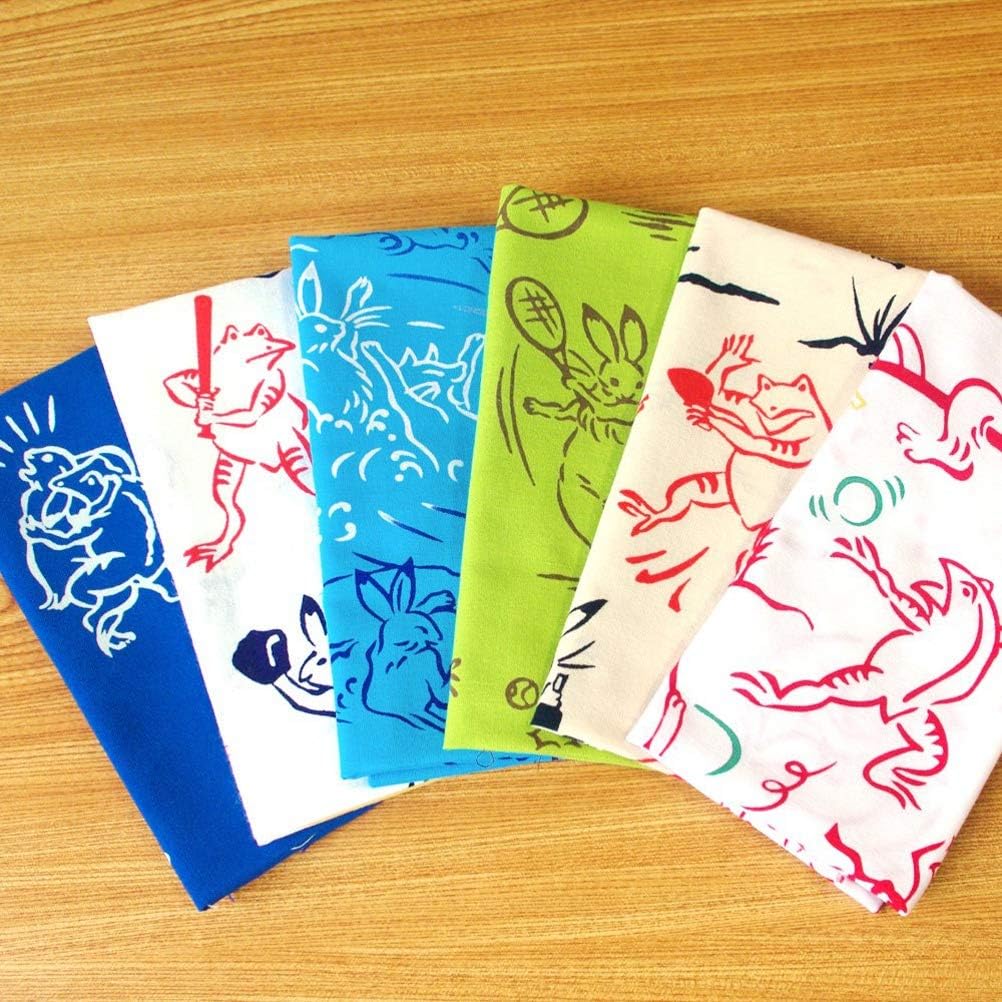 Miyamoto-Towel Kenema 50159 Infected Hand Washcloth 13.8 x 35.4 inches (35 x 90 cm), Birds Giga School