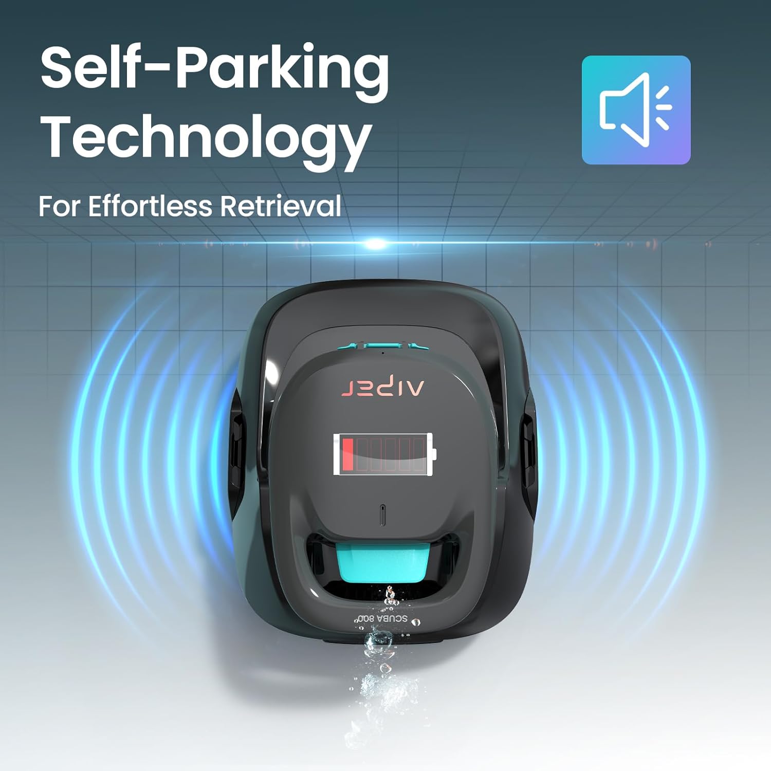 AIPER Scuba SE demonstrating smart auto-parking