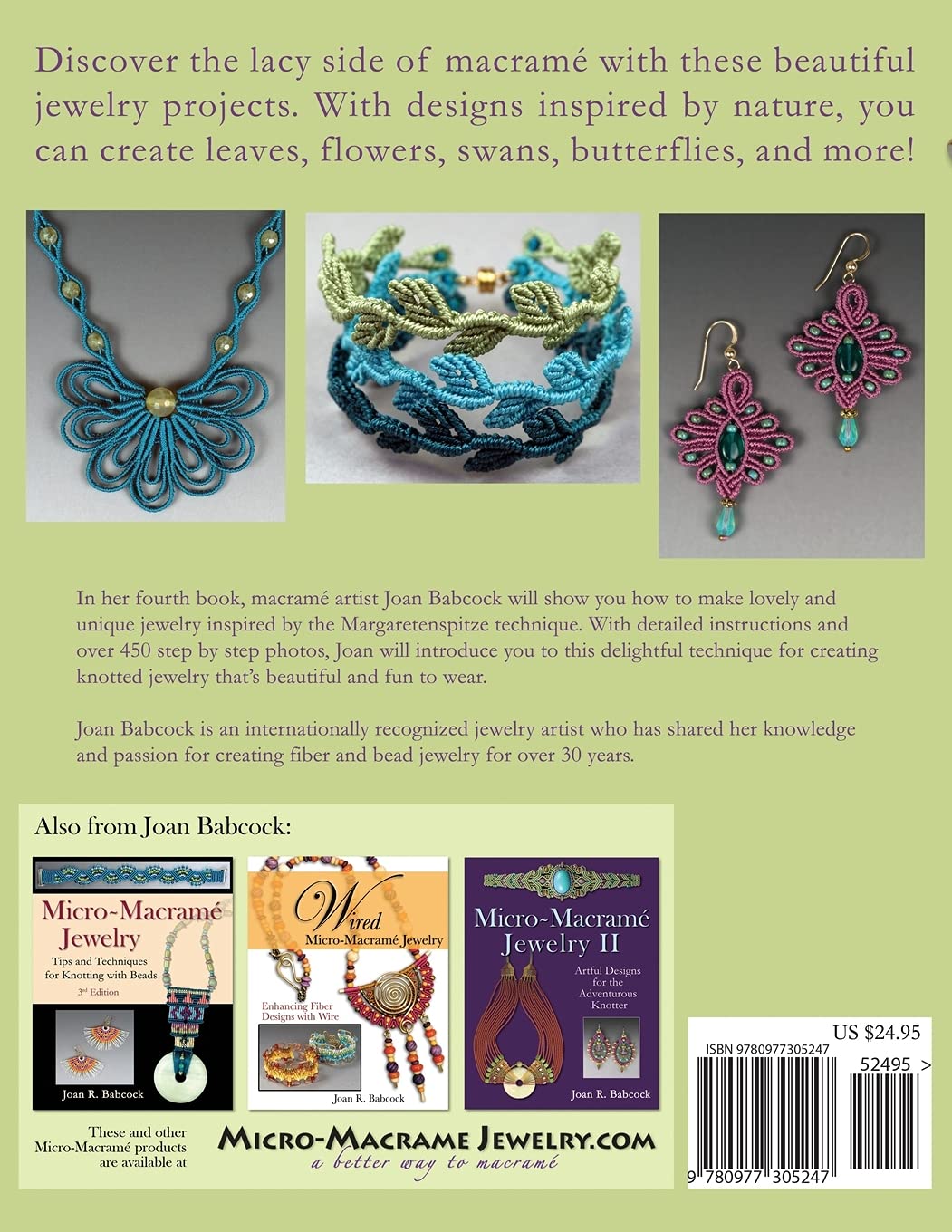 Margaretenspitze Designs for Jewelry: Natural Forms in Macrame