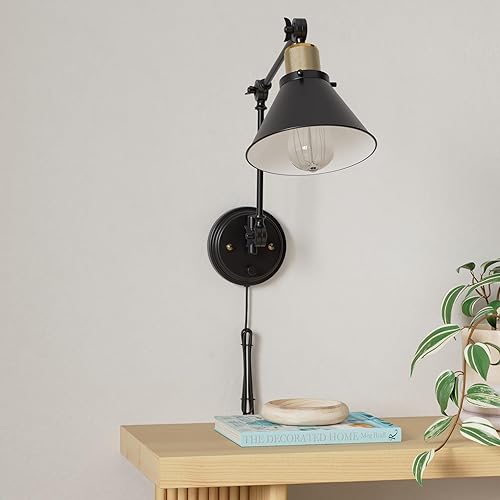 Miniatura 2 de TRLIFE Aplique de pared regulable, apliques de pared con control remoto, atenuación de 10% a 100% y temperatura de color ajustable de 2700 K-6000 K,