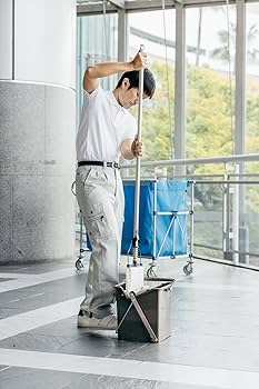 Amazon.co.jp: 山崎産業 モップ絞り バケツ 業務用 2989.jp+