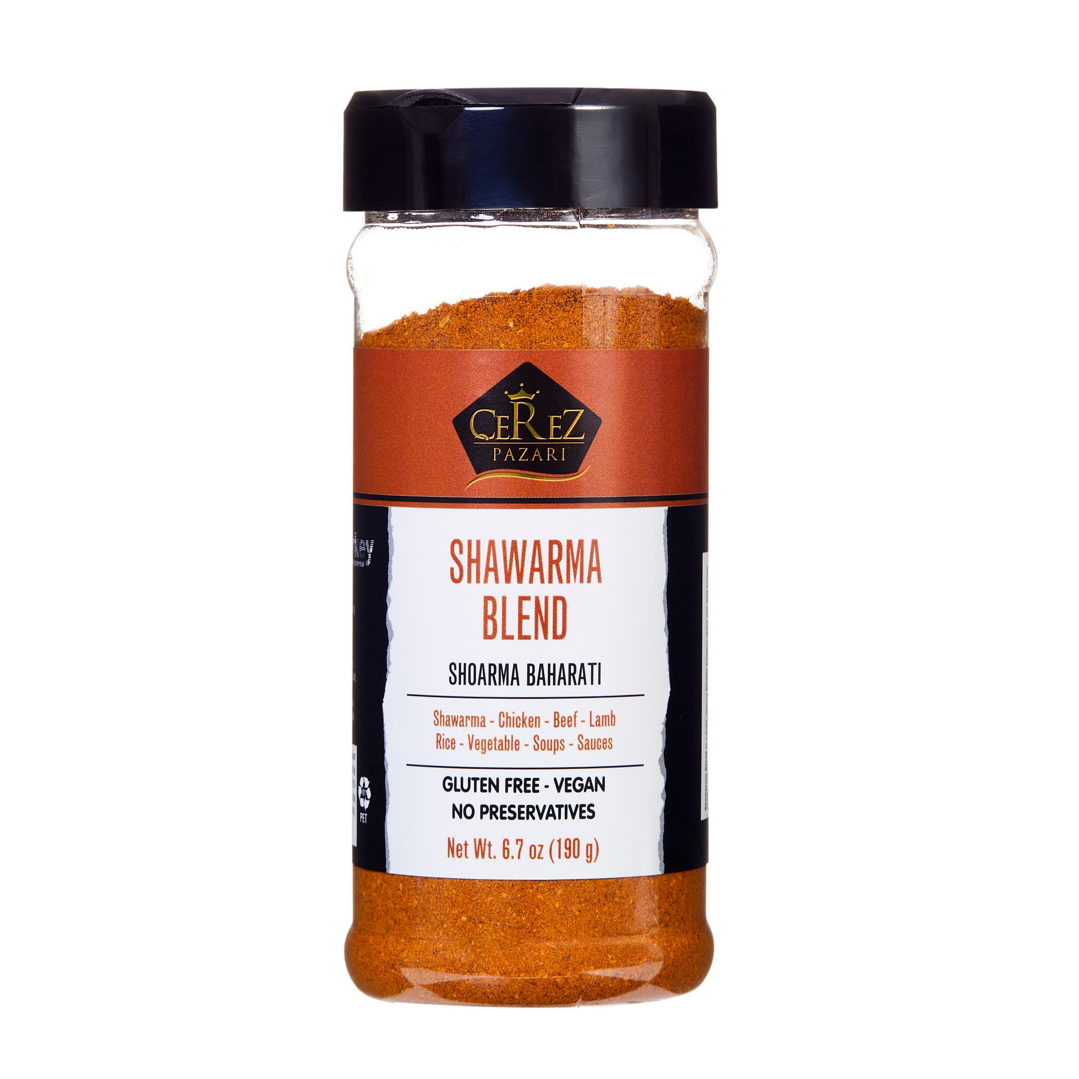 Çerez Pazarı Cerez Pazari Shawarma Spice Blend 6.7 oz - herb spice and seasoning gifts | Mubboo