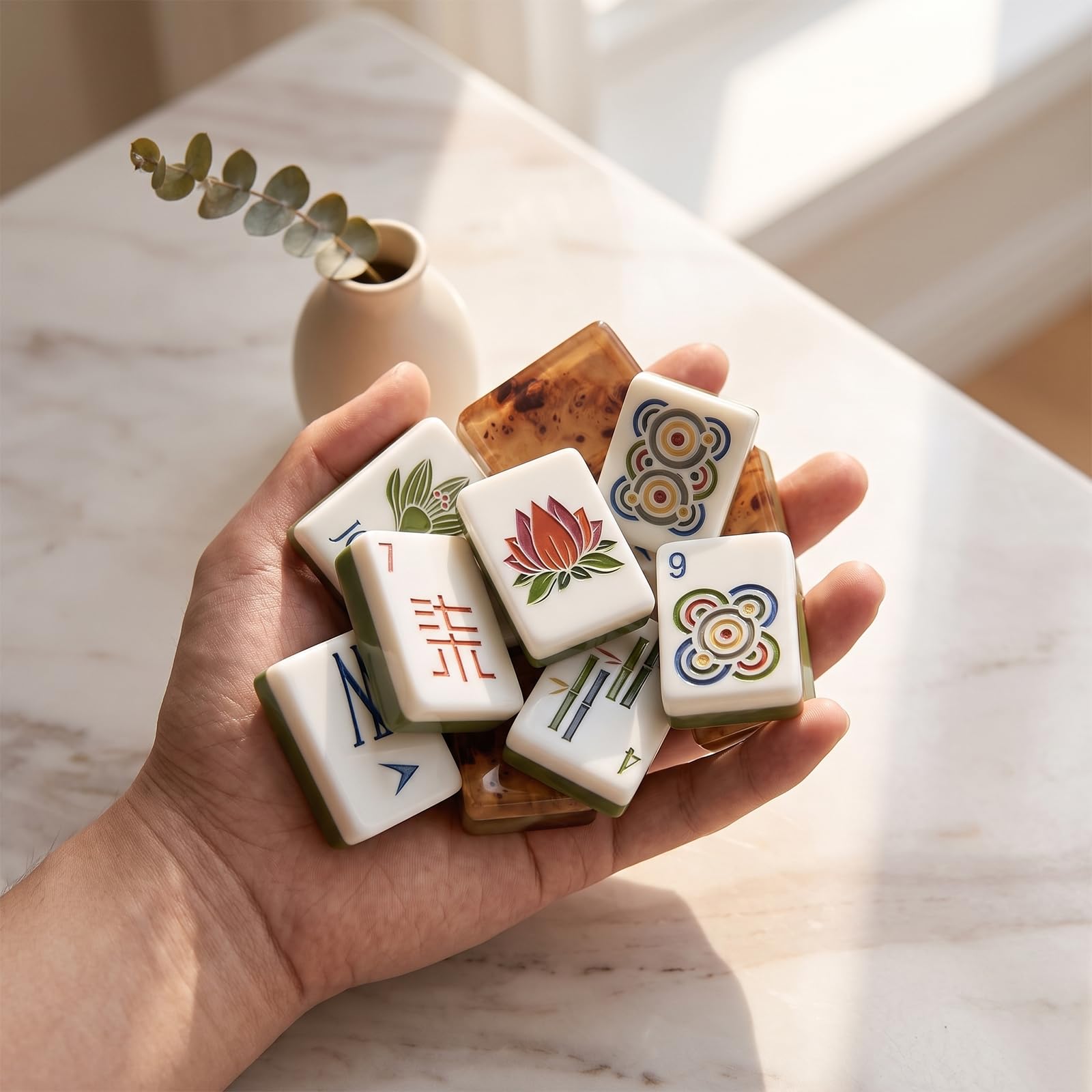 Set di Mahjong Americano,Mahjong Portatile