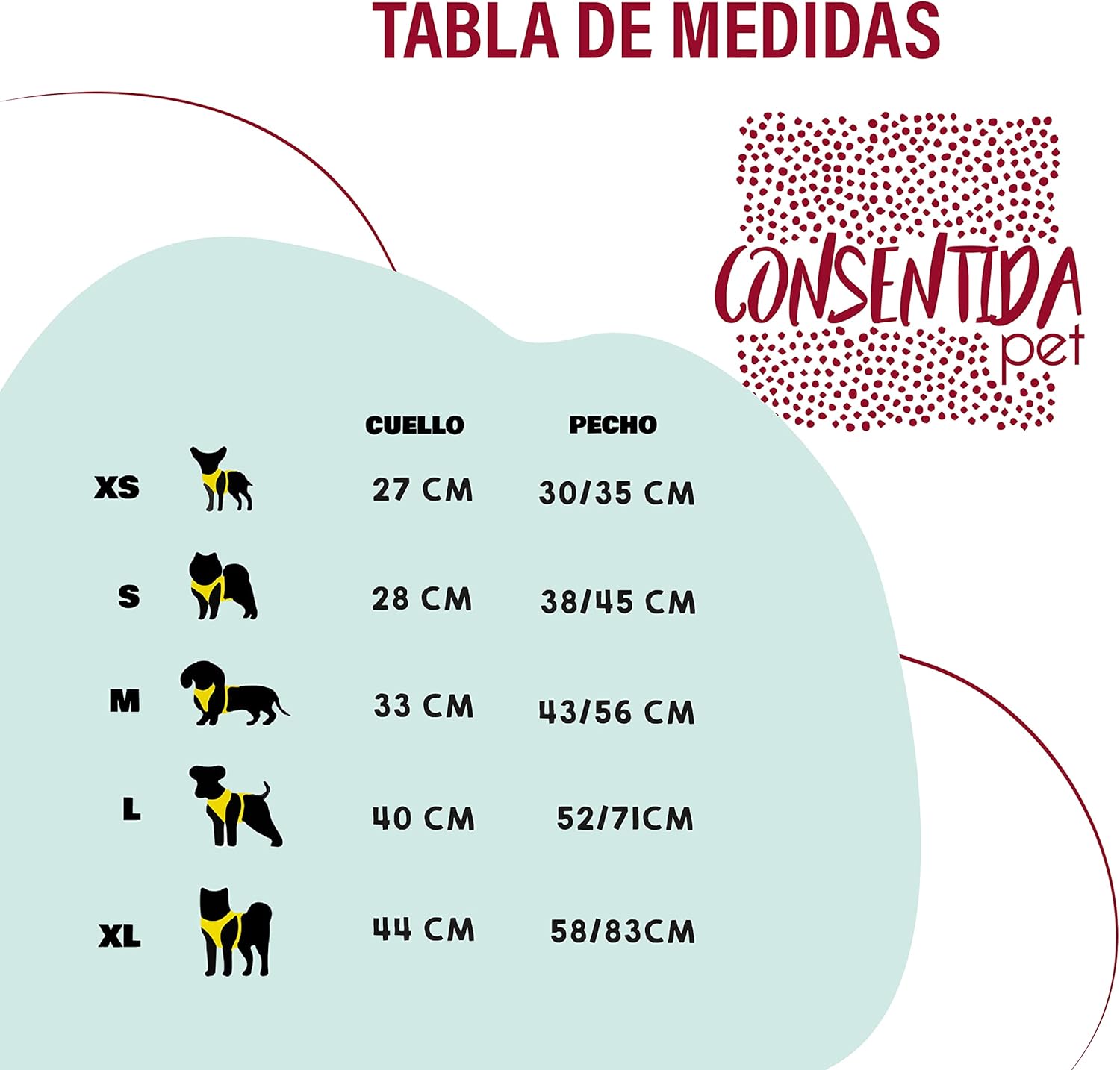 Reversible Harness for Small Dogs - 19.5 x 18.5 cm - Mosaic Design - Size XS - Very Resistant and Comfortable - Safe - Dog Accessories 5