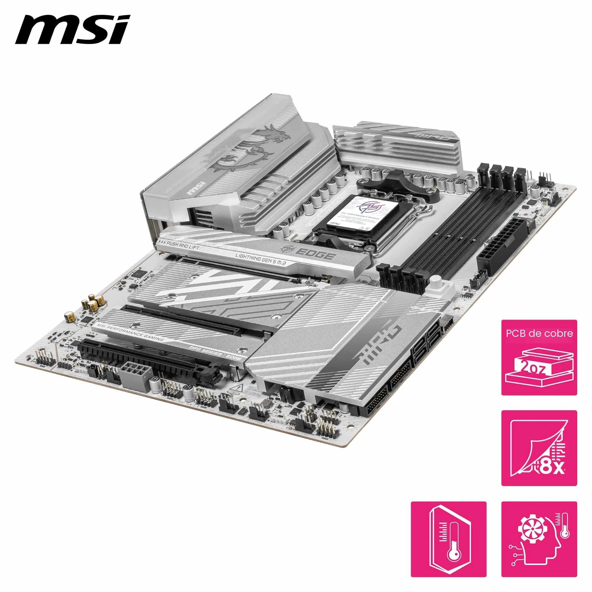 Amazon.com: MSI MPG B850 Edge TI WiFi Motherboard, ATX