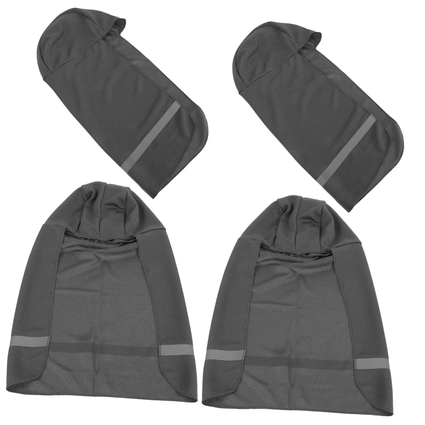Sonnenhut Sonnennackenschutz Schweiß Uv -Maske - Sonnenschutz Rand Schutzhelm Sonnenschutz Reflektierend Sonnenvisorhalsschild Visier Schatten Bands Stoff Dark Grey