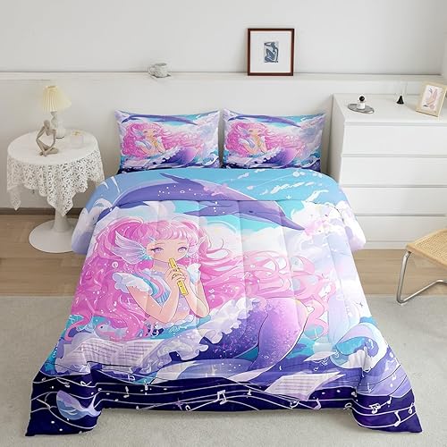 Miniatura 27 de Manfei - Juego de edredón tamaño Queen con lindos diseños de margaritas, edredón alternativo de plumón estilo retro de los 70 para adultos, Multi