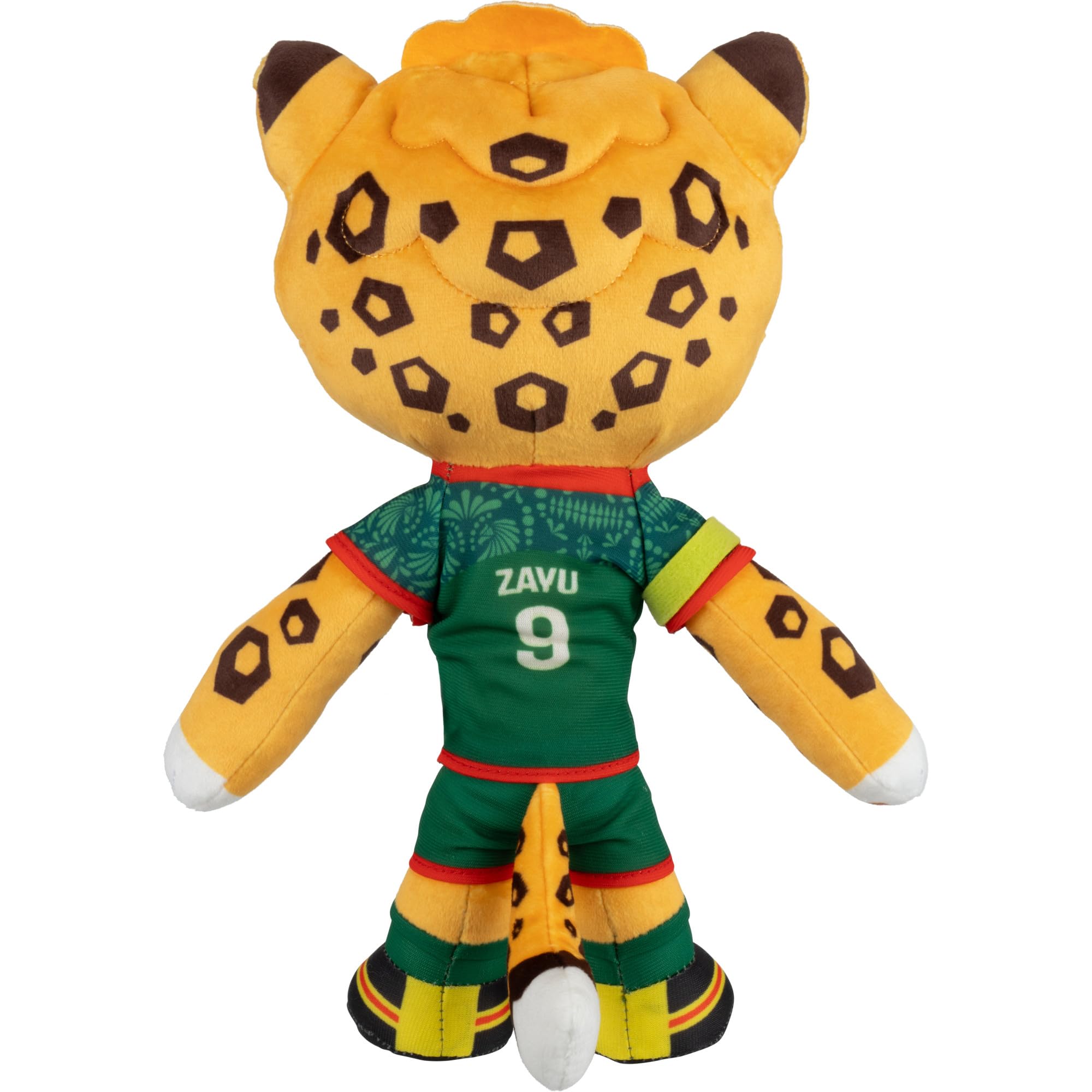 Jazwares FIFA® World Cup 2026 Mexico 8-Inch Plush - Official Zayu™ the Jaguar Mascot with Green Uniform, Soft Collectible Toy for Fans - Ages 3+ - 3