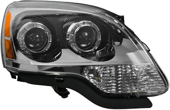 HEADLIGHTSDEPOT - Halogen Headlight For 2008-2012 GMC Acadia - Right Passenger Side Headlamp