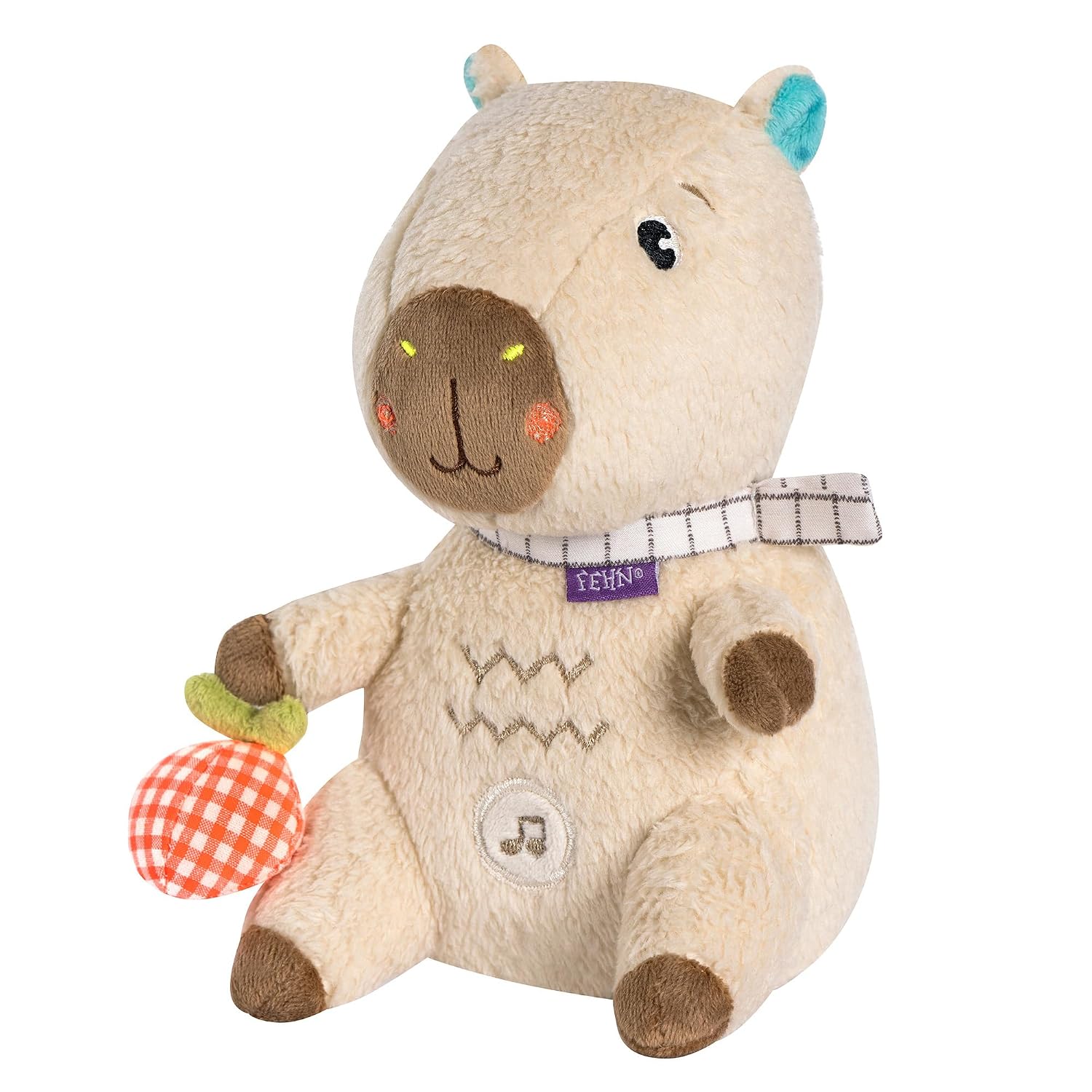 Fehn Sleep Aid Capybara Clara - Cuddly Toy - Sound Module & Cry Sensor
