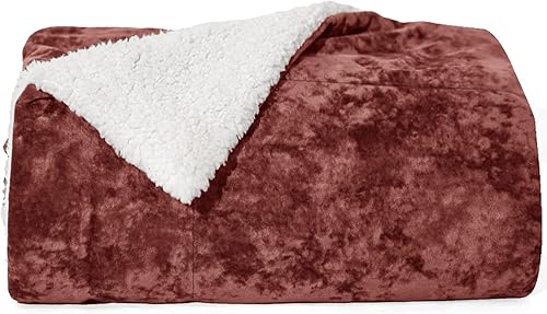 Miniatura 8 de PHF Manta de forro polar Sherpa tamaño King, lujosa manta de franela de terciopelo auténtico, cálida y suave para cama, sofá, silla, adecuada para