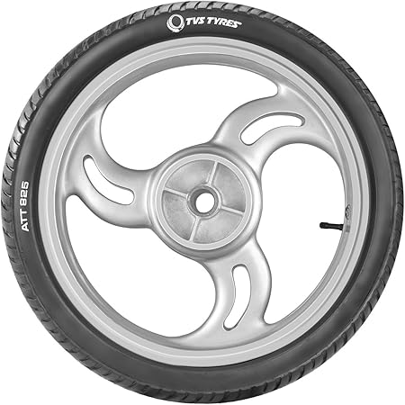 Tvs Tyres Att 5 110 80 17 57p Tubeless Bike Tyre Rear Amazon In Car Motorbike
