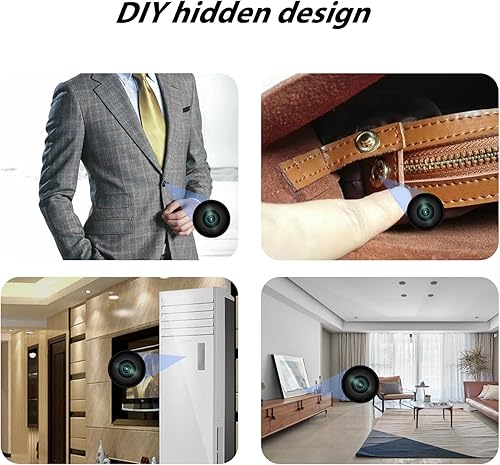 Miniatura 3 de NJINALW Módulo de mini cámara oculta DIY  HD 1080P Wireless Niñera Cam  Cámaras de seguridad WiFi pequeñas portátiles para el hogar interior y