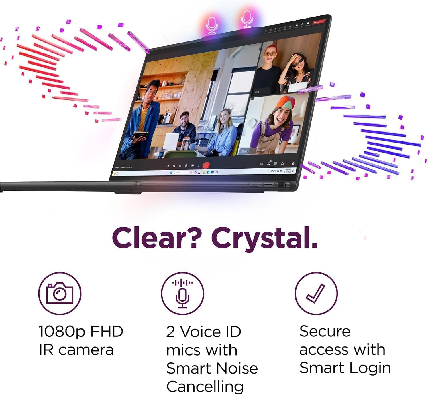 Lenovo Yoga 7i 2-in-1 Laptop, 16" 2K WUXGA Touchscreen Display, Intel Core Ultra 5 125U Processor, 16GB RAM 512GB SSD, Wi-Fi 6E, Backlit Keyboard, Fingerprint Reader, Windows 11 Pro, Storm Grey