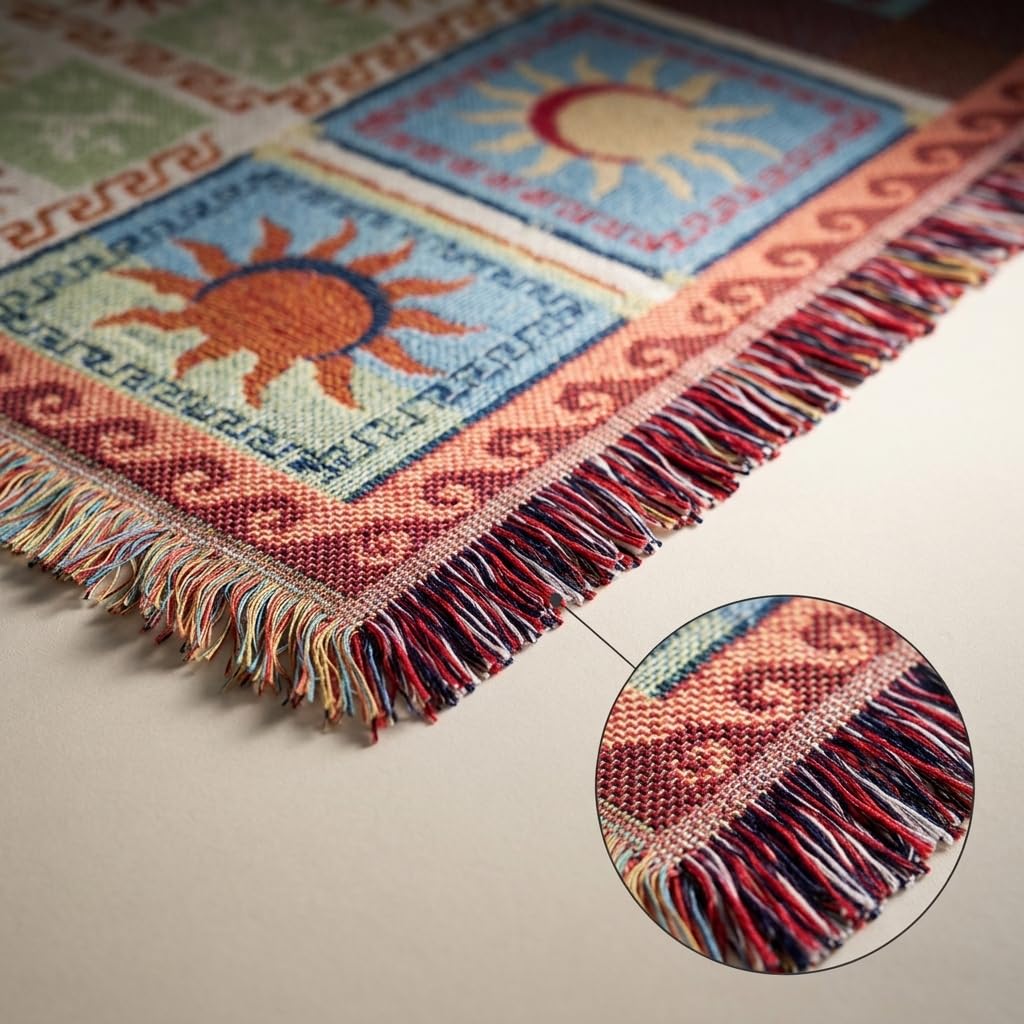 Coperta Multifunzionale in Pile Morbido E Leggero per Divano Letto Campeggio Regalo Casa Decorazione Interni