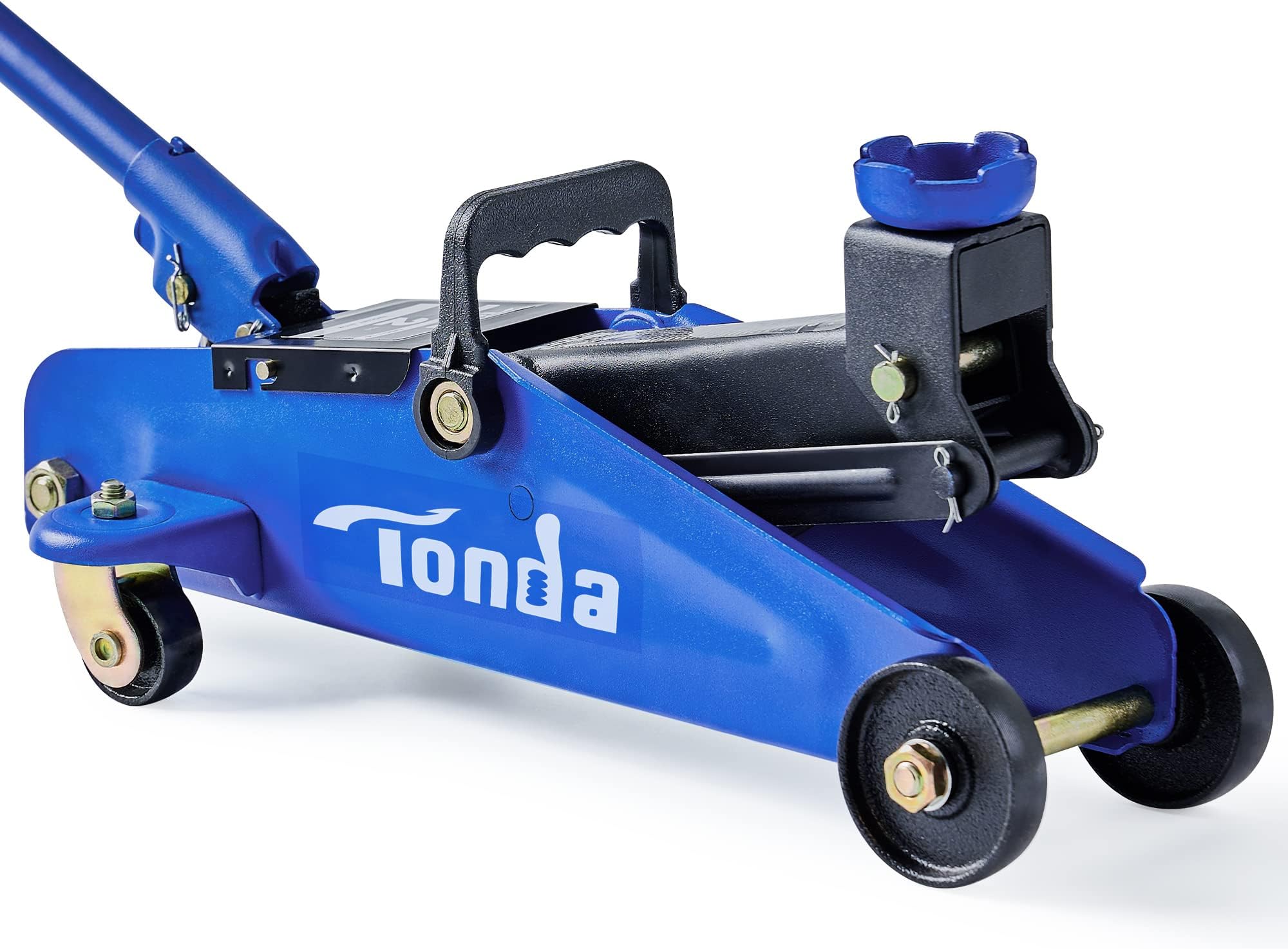 TONDA Floor Jack, Hydraulic Portable Car Lift Jack, 2 Ton (4,000 lb) Capacity, Blue