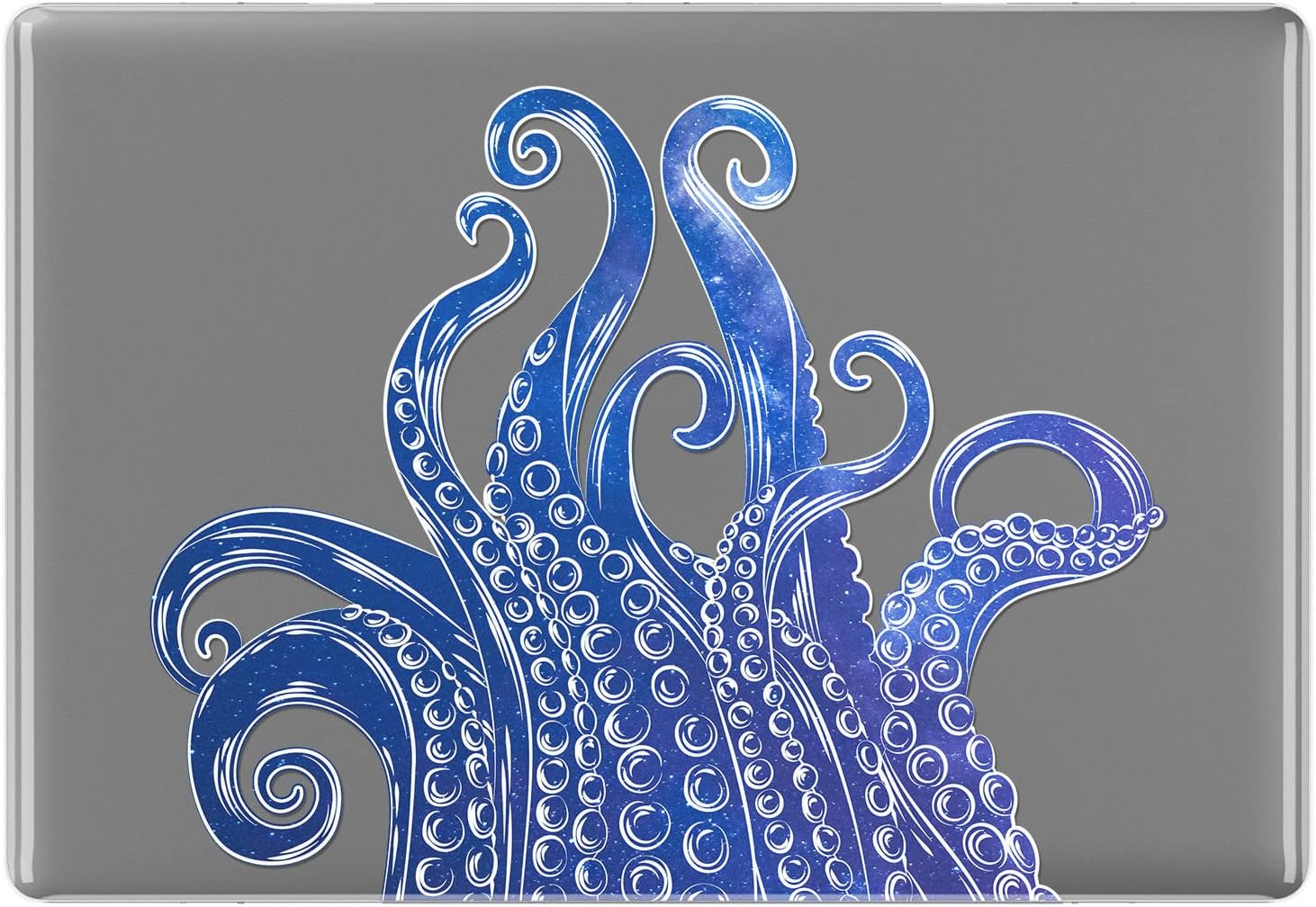 Hard Case Compatible with MacBook Air 13 15 inch Pro 16 14 M5 M4 M3 M2 M1 2026 2025 2024 2022 2020 Galaxy Octopus Tentacles Shell Laptop Ocean Cover Protective Touch Bar Blue Sea Animal