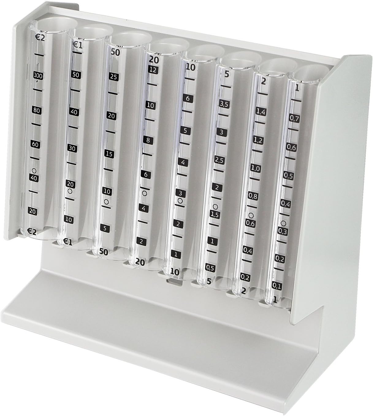 HMF 4700-07 Coin Sorter Counter, Money Box 21 x 10 x 19,5 cm, light gray