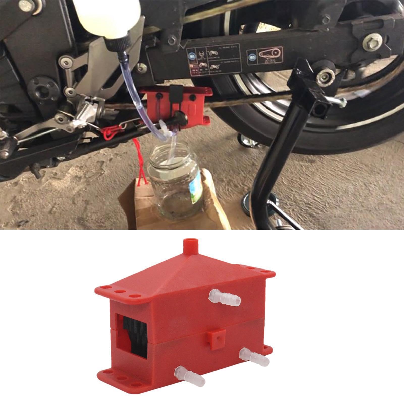 Macchina Per La Pulizia Della Catena Della Bicicletta, Kit Di Attrezzi Per La Pulizia Della Catena Di Moto Dispositivo Per Lubrificante Per Catene Di Moto