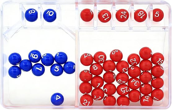Random Lottery Selector - Portable Drawing Machine, Lucky Ball Picker | Game Night Raffle Bingo Tool for Adults Kids Office Party Home Entertainment Activities