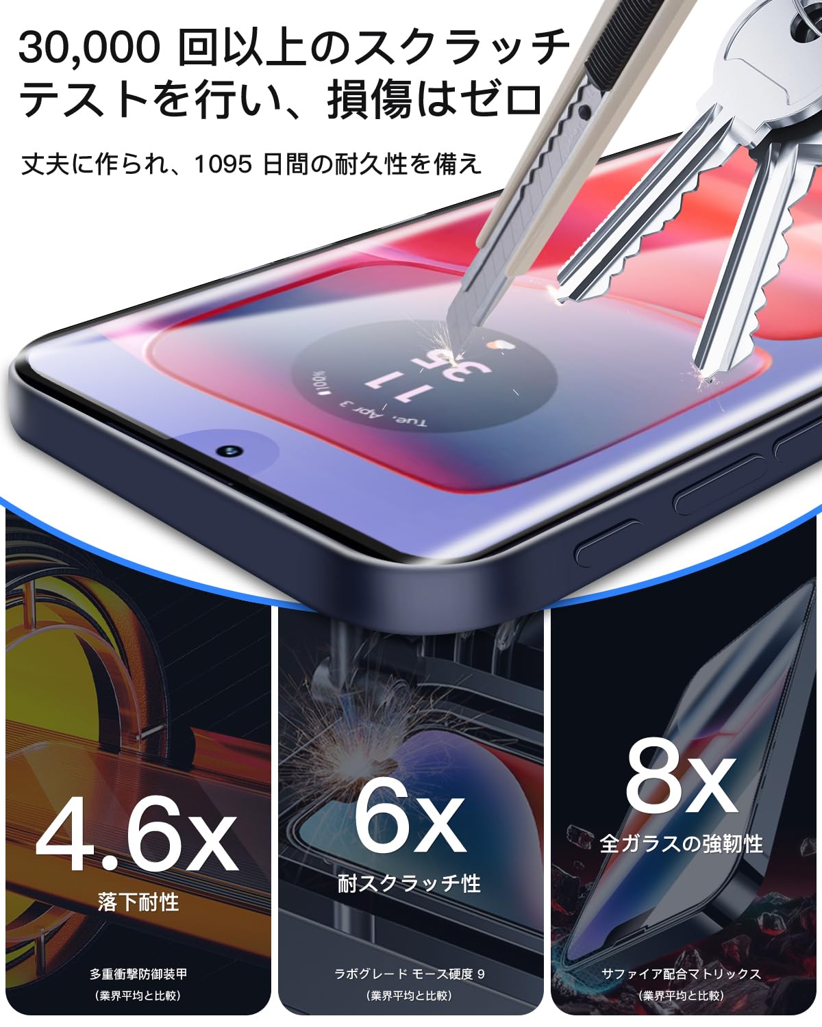Amazon | 【2+2枚セット】 対応 Motorola Edge 50 pro / Edge 50s Pro