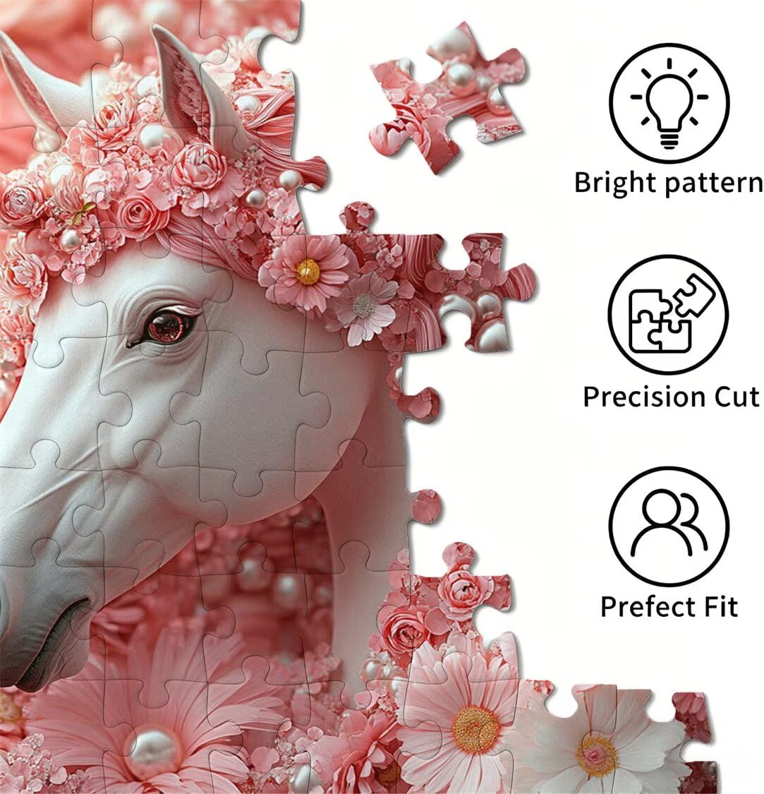 Puzzle 1314 Pieces La Licorne Puzzle Adulte 75x50cm, Marguerite, n-117